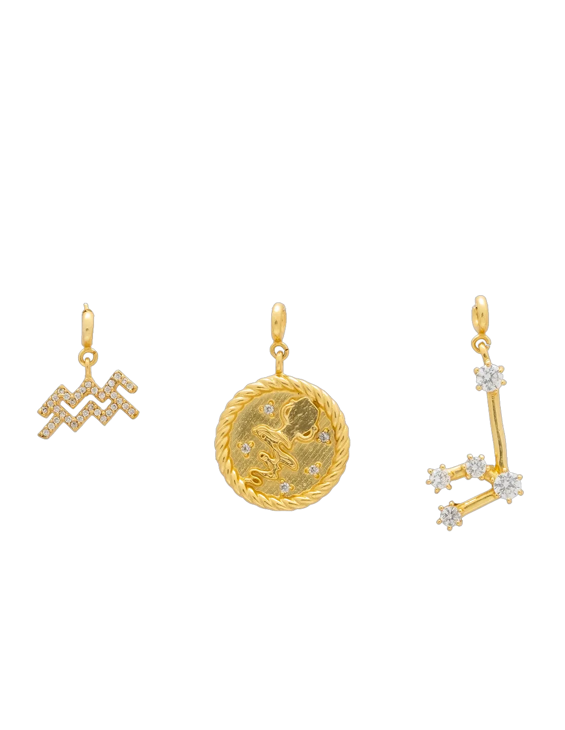 Acuario Zodiac Charm