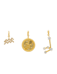 Acuario Zodiac Charm