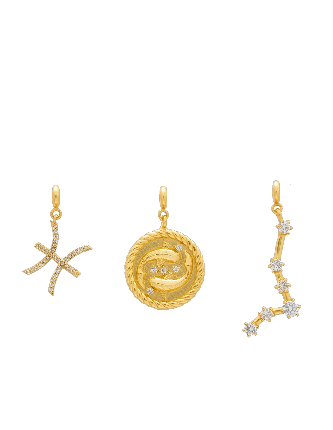 Piscis Zodiac Charm
