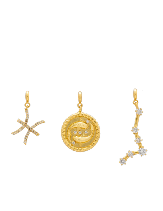 Piscis Zodiac Charm