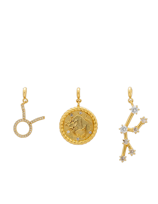 Tauro Zodiac Charm