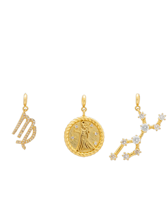 Virgo Zodiac Charm