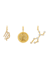 Virgo Zodiac Charm