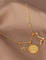 Piscis Zodiac Charm